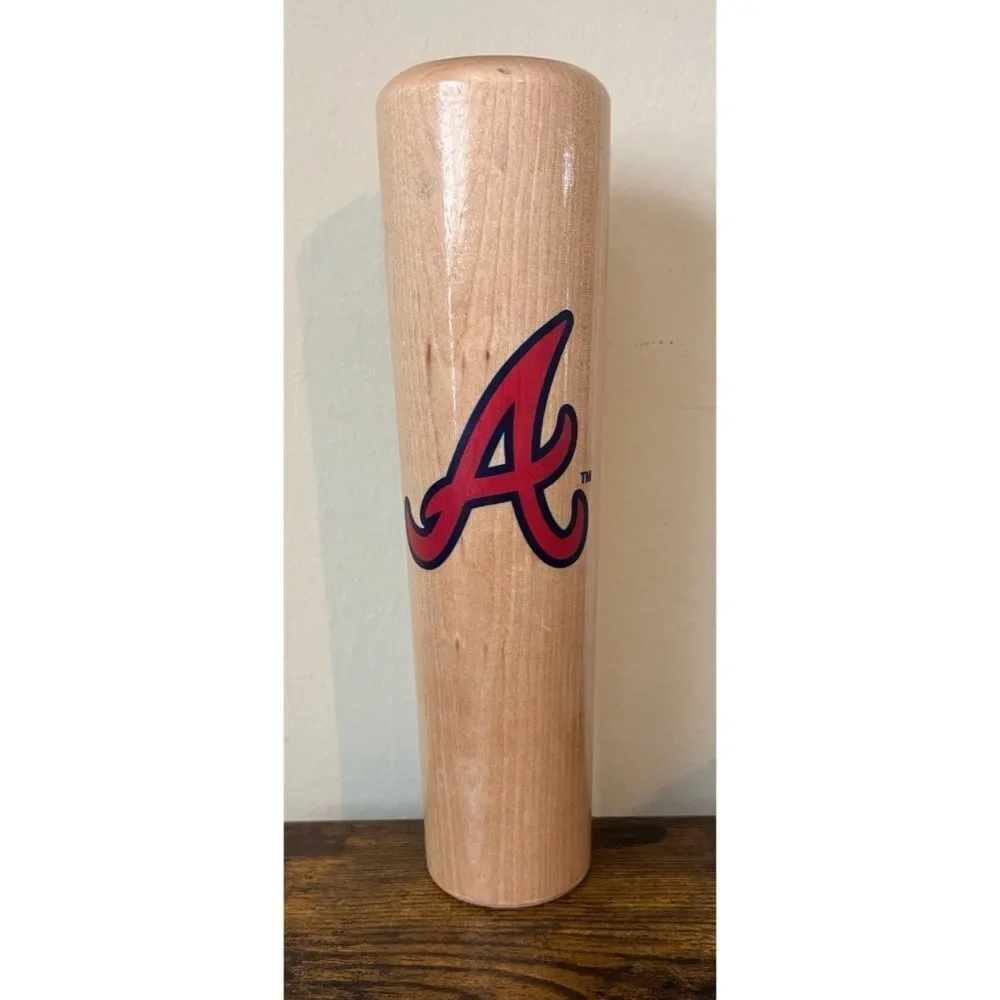 Dugout Mugs Atlanta Braves  Baseball Wood Mug MLB 2023 ~ Excellent  Mug